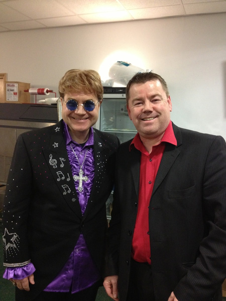 Andy the Wedding Magician with Elton John